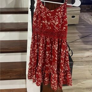 Red Floral Sundress (Girls)